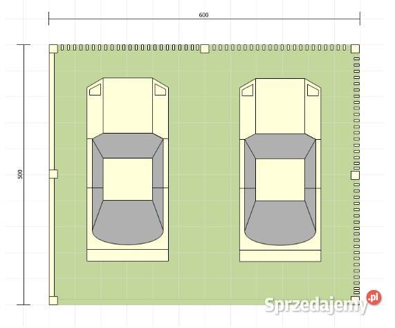 Wiata Drewnolandia drewno 500 x 600 x 290 Łopuszno