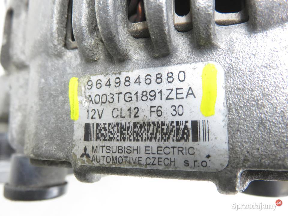 ALTERNATOR PEUGEOT 307 20 A003TG1891ZEA