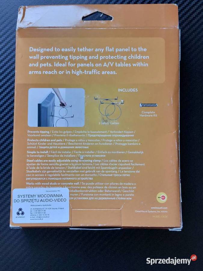 Zabezpieczenie telewizora Pozostałe Nidzica