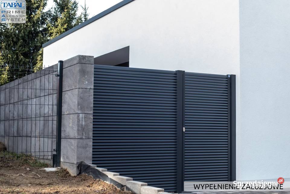 Nowoczesne ogrodzenie aluminiowe ŻALUZJOWE Lublin