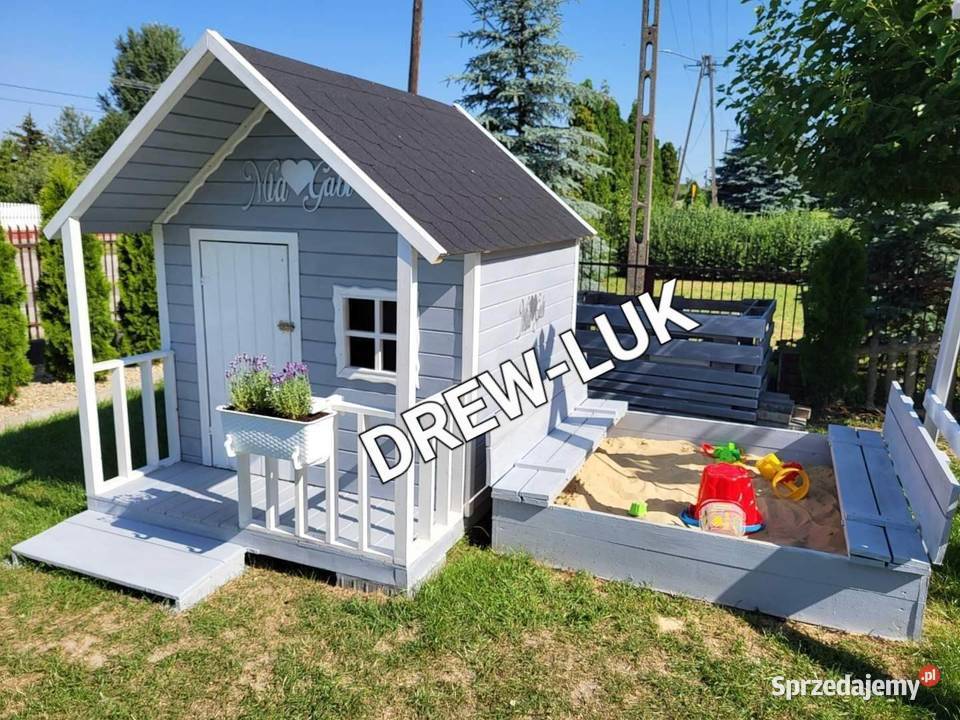Domek dzieci drewniany Architektura ogrodowa Oświęcim