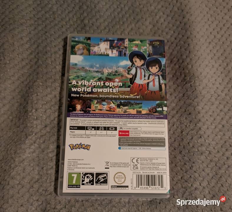 Gra Pokemon Scarlet na Nintendo Switch małopolskie Kraków