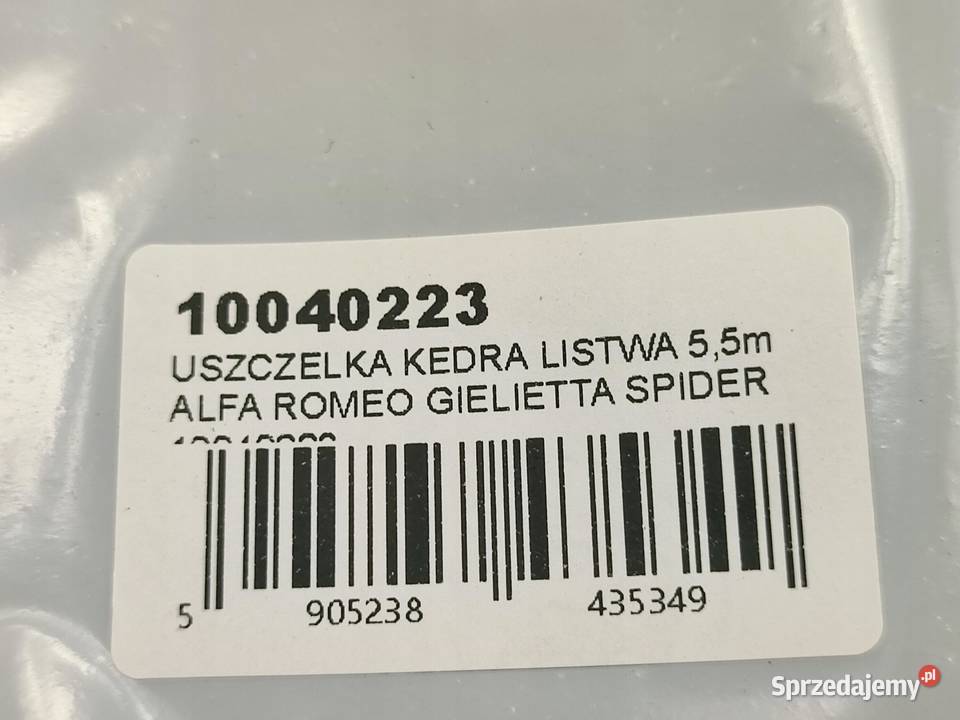 USZCZELKA KEDRA LISTWA 55m ALFA ROMEO GIULIETTA