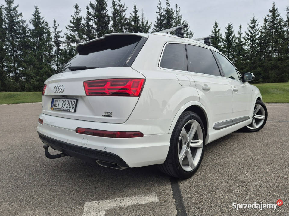 Audi Q7 Audi Q7 30 TDI quattro Tiptronic II 2015 warmińsko-mazurskie Giżycko