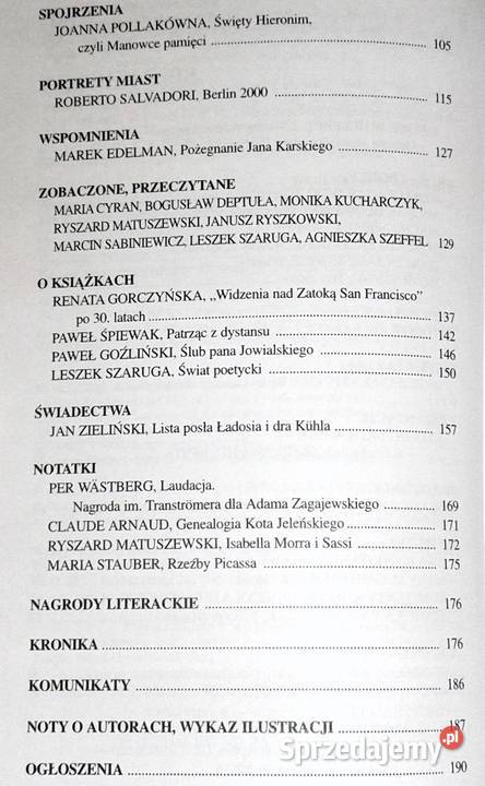 Zeszyty literackie 72042000 Barbara Toruńczyk Chełm