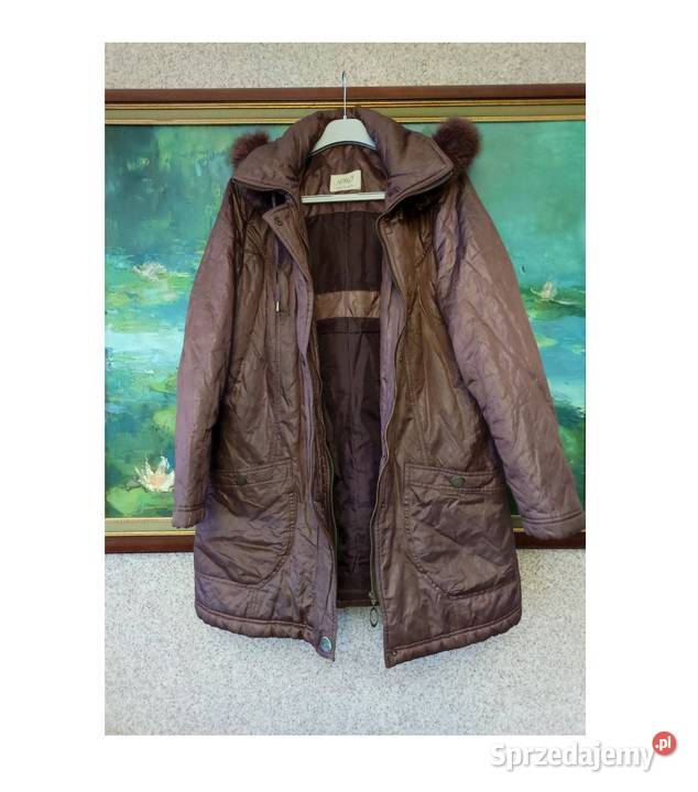 kurtka płaszcz zimowy z kapturem lekka Kielce