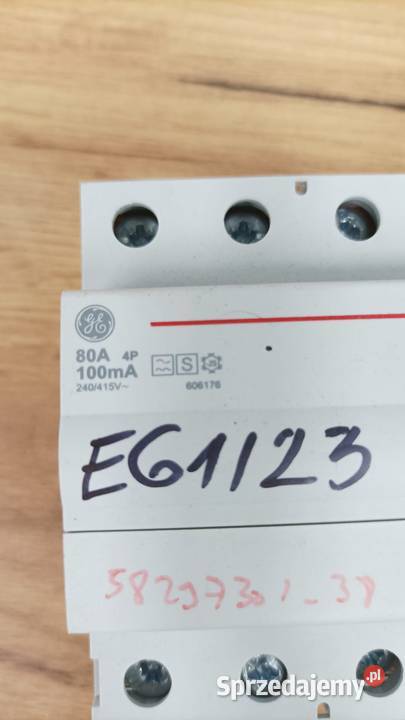 Wyłącznik różnicowoprądowy GE BPS 80A 100mA Leśna