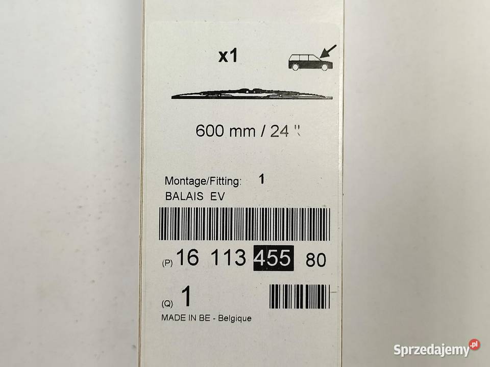 PIÓRO WYCIERACZKI PRZÓD 600mm CITROEN C4 X 2022 Pióra wycieraczek