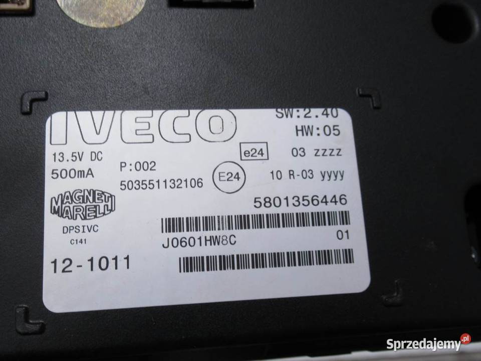 PANEL NAWIGACJA RADIO WYŚWIETLACZ IVECO STRALIS