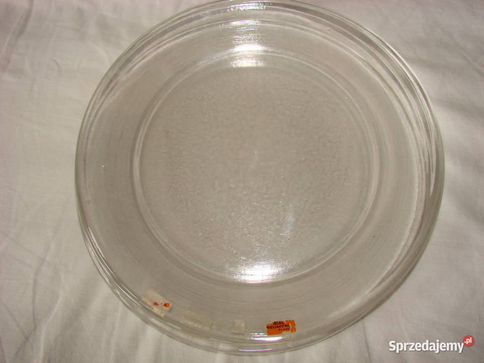 Sial Reijmyre Sweden szklany talerz pomorskie Pruszcz Gdański