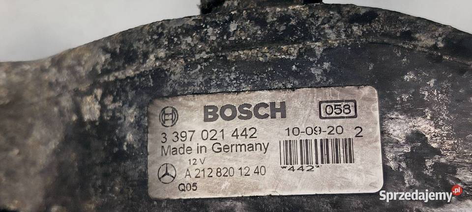 MECHANIZM WYCIERACZEK PRZÓD MERCDESBENZ W212 Lipno