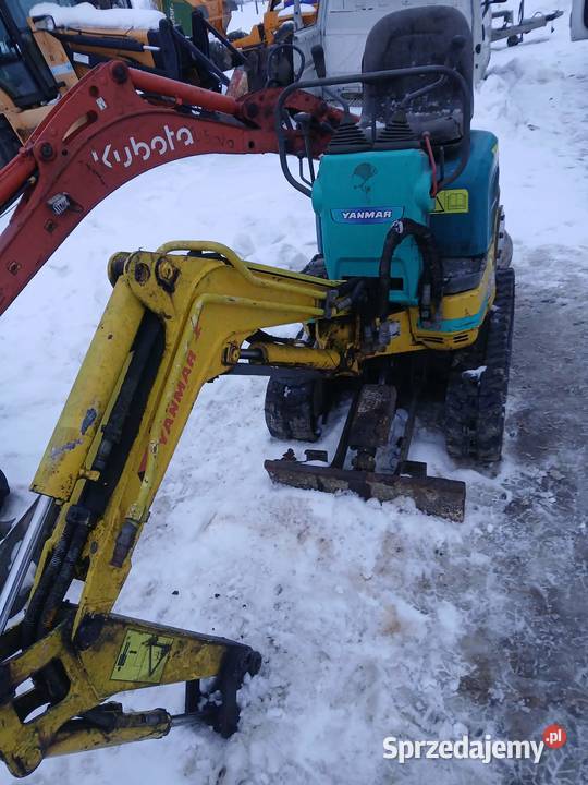 Minikoparka yanmar b08 uszkodzony silnik Rok produkcji 2002 Leżajsk