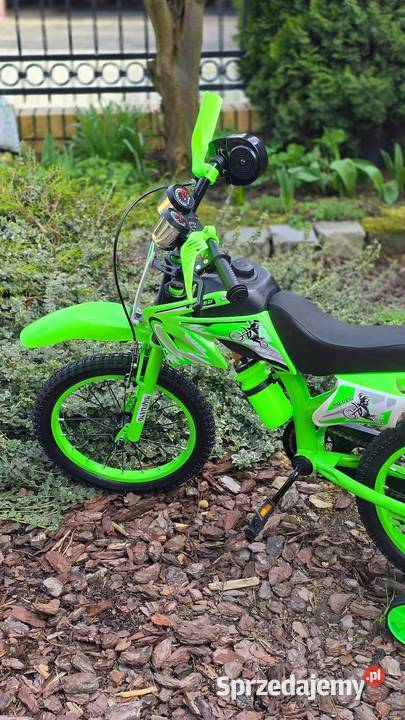 449 Rower 16 cross zielony