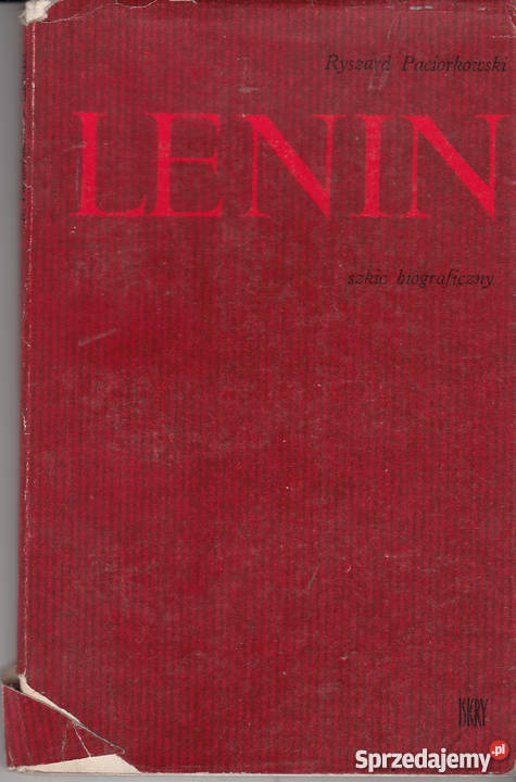 01238 WI LENIN SZKIC BIOGRAFICZNY RYSZARD biografie, wspomnienia