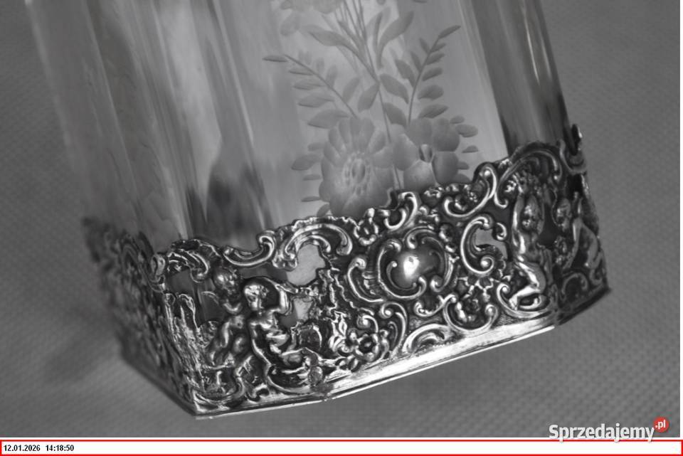 Karafka wykonana JD Schleissner Shne z Hanau ok Zgorzelec