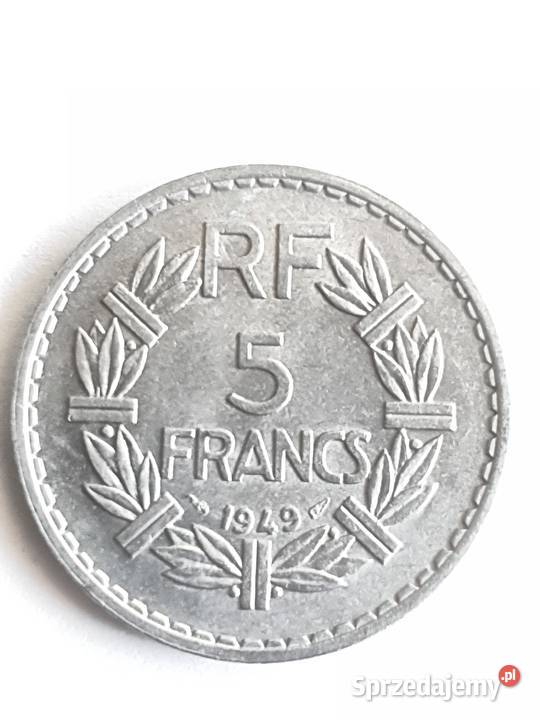 5frFrancja1949Moneta obiegowa skrętka 180 Żary sprzedam