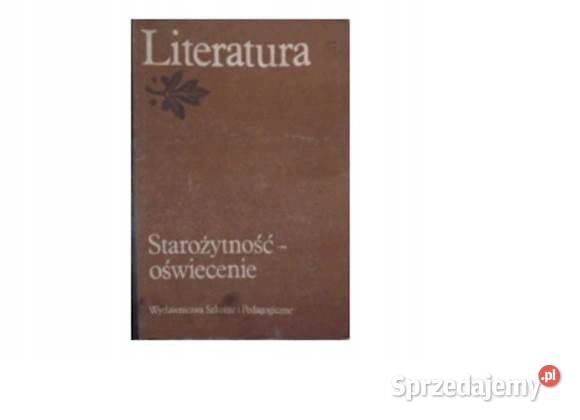 Literatura starożytność oświecenie jm