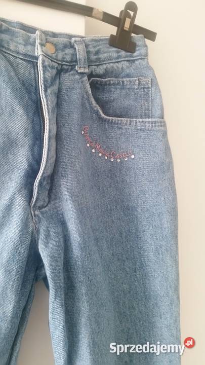 Włoskie spodnie jeansowe Bianca Maria Caselli Warszawa sprzedam