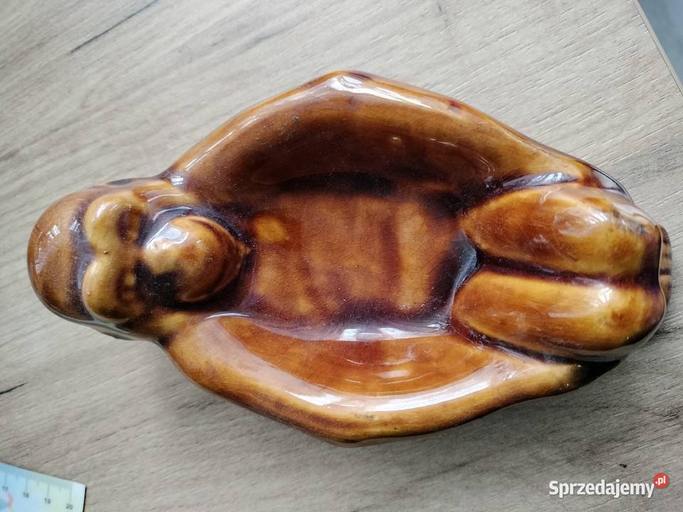 Popielniczka małpa Mirostowice prl Choszczno