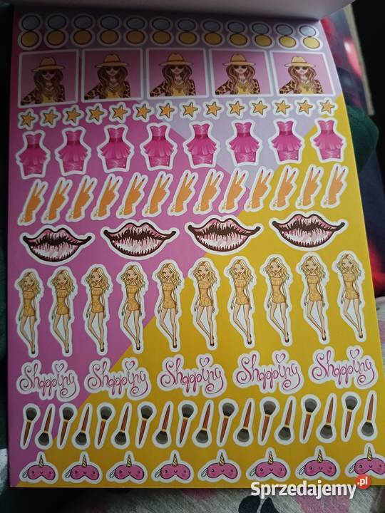 1000 sztuk naklejek dziewczynki