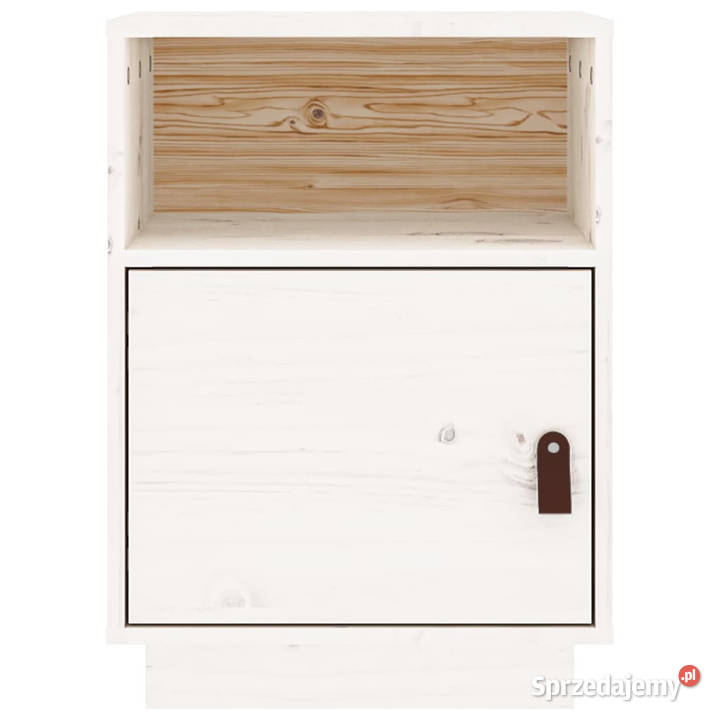 Szafki nocne 2 białe 40x34x55 lite drewno sprzedam