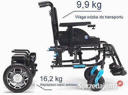 Składany wózek elektryczny inwalidzki Verso Pozostałe Gliwice
