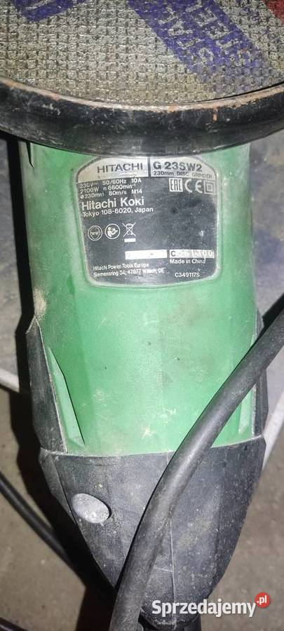 Hitachi g23sw2 szlifierka duża Diax wielkopolskie Oszczeklin