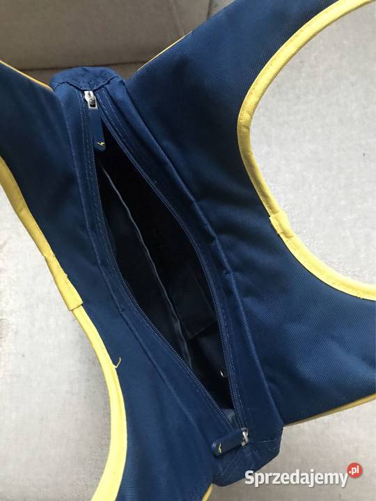 Granatowa torebka retro Lufthansa stary znak Dla kobiet Warszawa