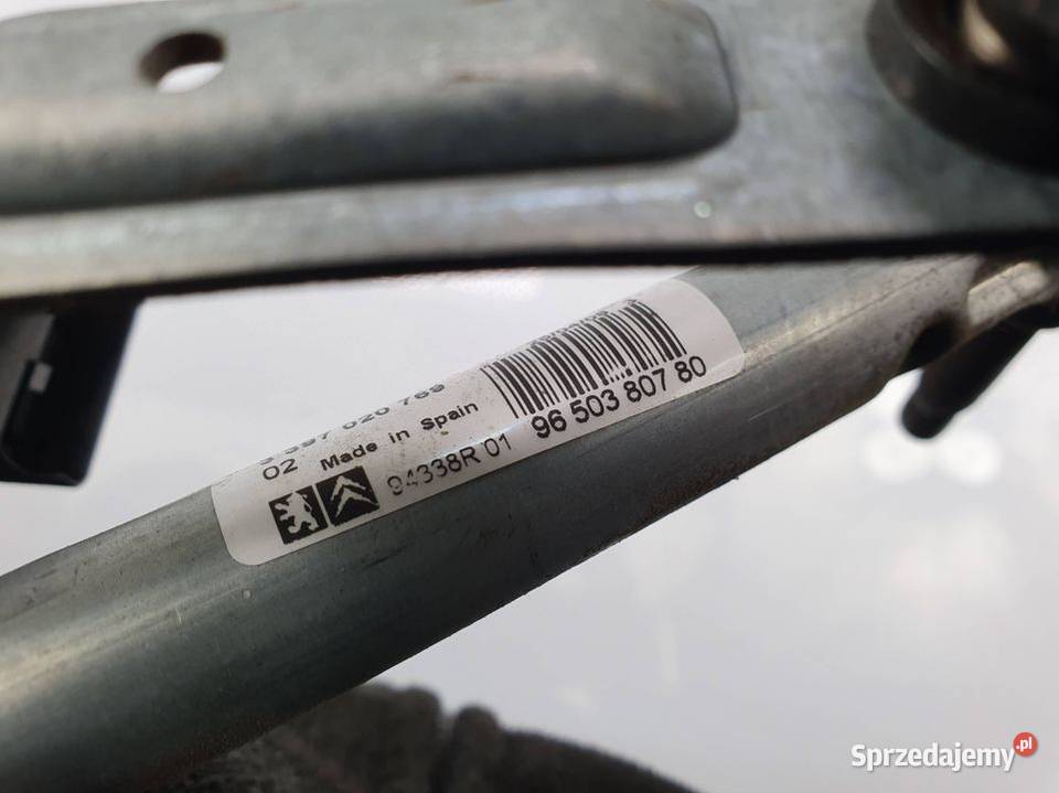 MECHANIZM WYCIERACZEK PRZÓD PEUGEOT 207 osobowe kujawsko-pomorskie Lipno sprzedam