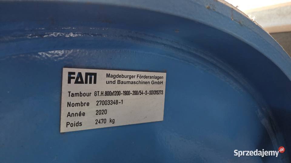 Bęben napędowy FAM GTH800x1200 1900 200 54 Oświęcim