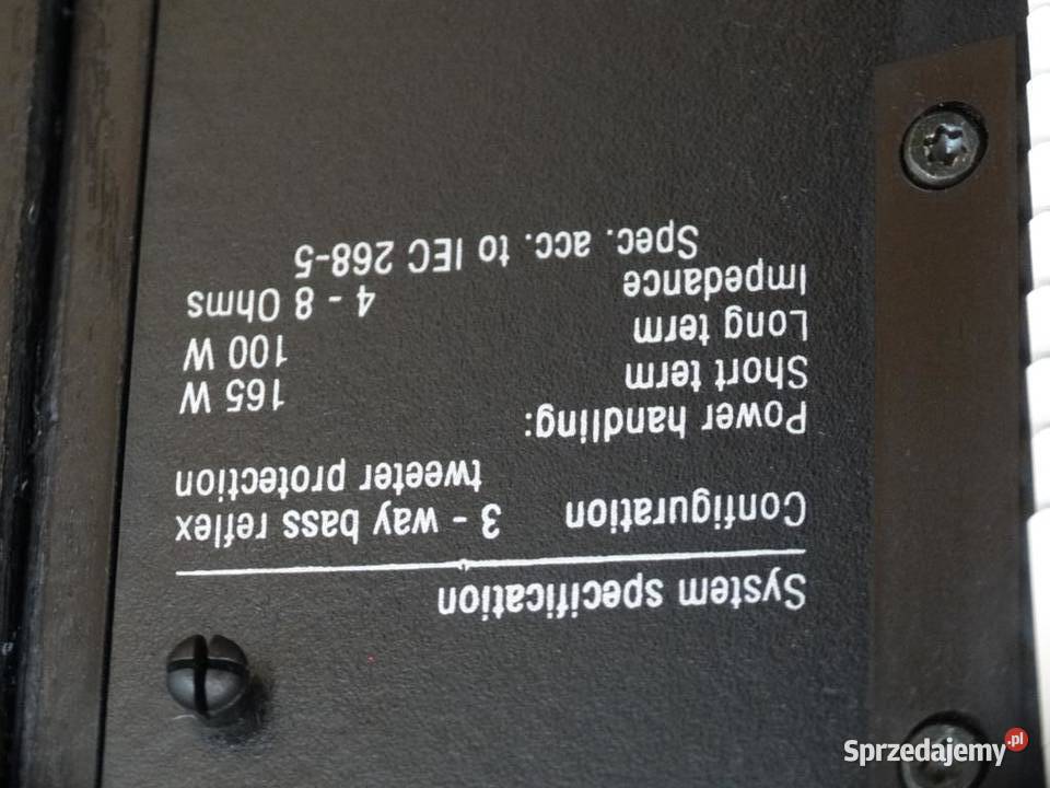 Kolumny głośniki Jamo D165 2x160 wat Vintage Jasło