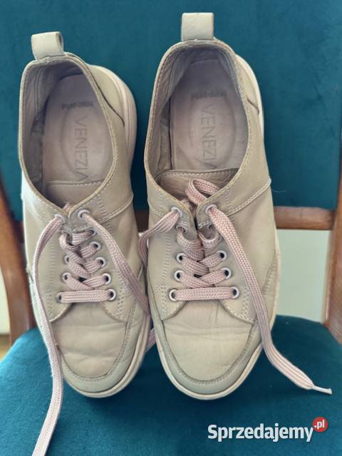 Buty damskie Venezia 37 różowe ze skóry Częstochowa