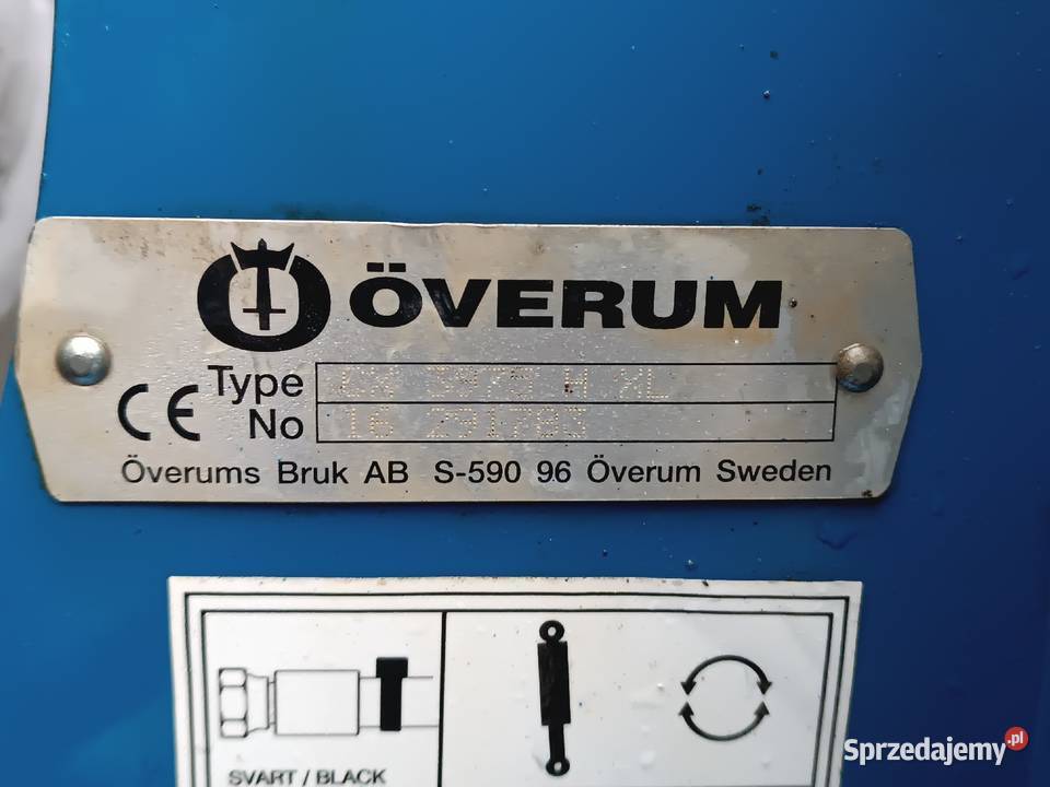 Pług Overum CX 3975 H 2016 Pługi Suwałki