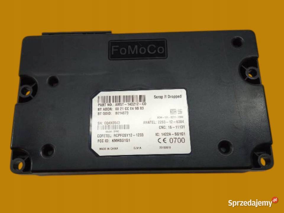 MODUŁ BLUETOOTH AM5T14D212CD Ford Focus Mk3 2010