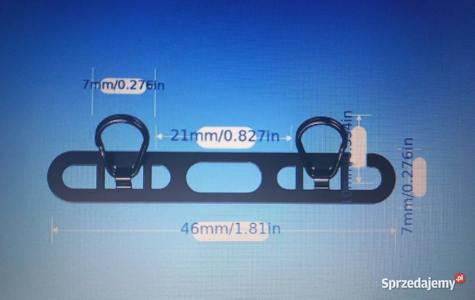 Uchwyt do etui telefonu Klips metalowy Podwójne Podstawki i uchwyty Białystok
