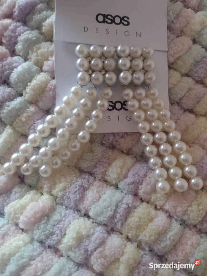 ASOS Długie Bogato zdobione kolczyki ślubne Dla kobiet Kraków sprzedam