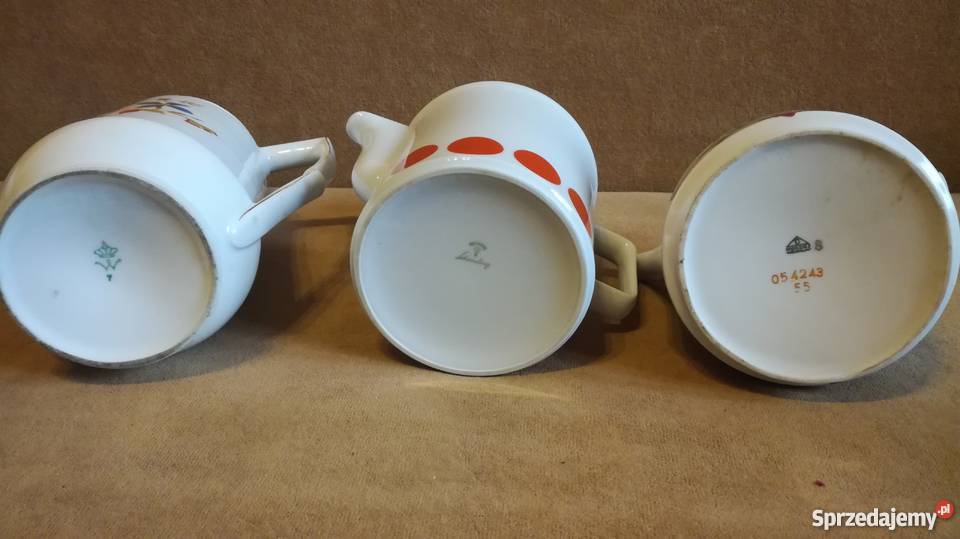 Porcelanowe dzbanki sygn Nysa