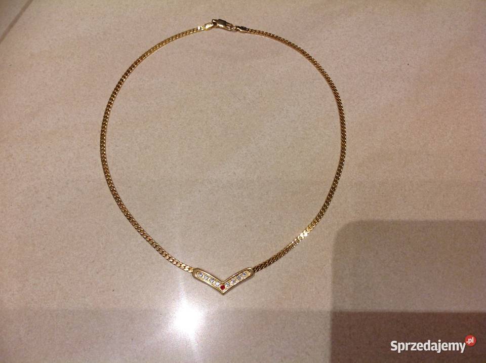 Złoty Choker Naszyjnik Nowa Sól