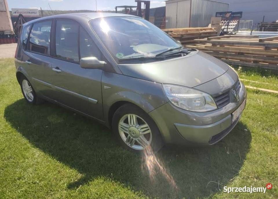 Renault Scenic 2 II niski przebieg klima skóry Kielce
