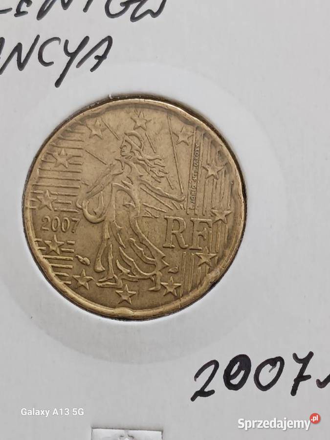 20 Eurocentów Francja 2007 r Konin