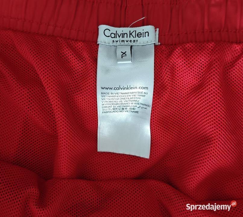 Spodenki kąpielowe Calvin Klein Złocieniec