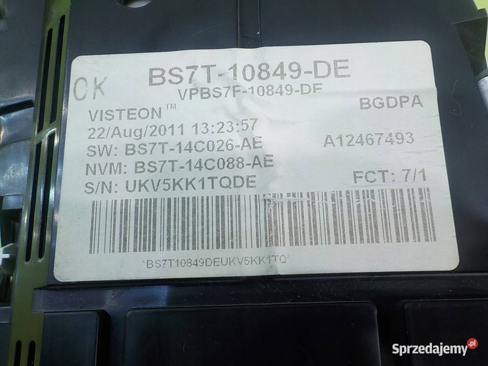 FORD GALAXY LIFT MK3 20 TDCI AUT 11r 5D licznik Wyposażenie wnętrza Suków