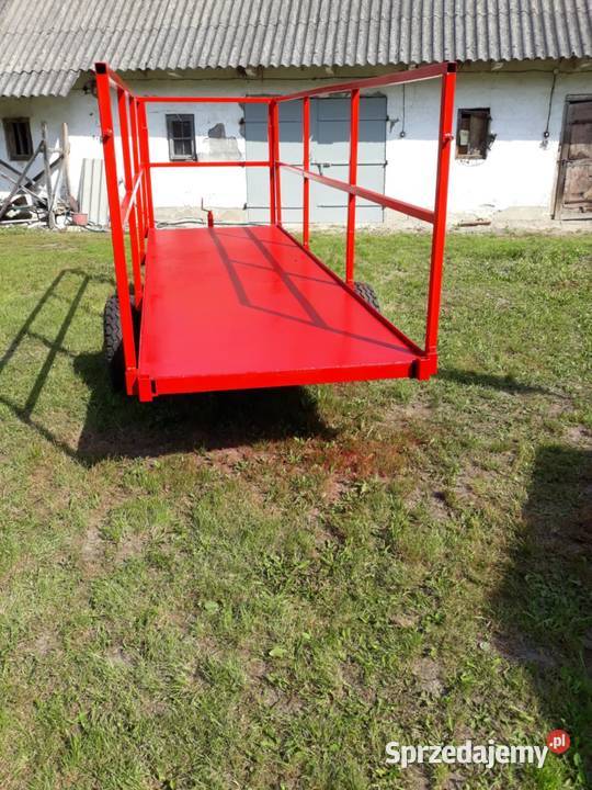 Przyczepa sadownicza jednoosiowa