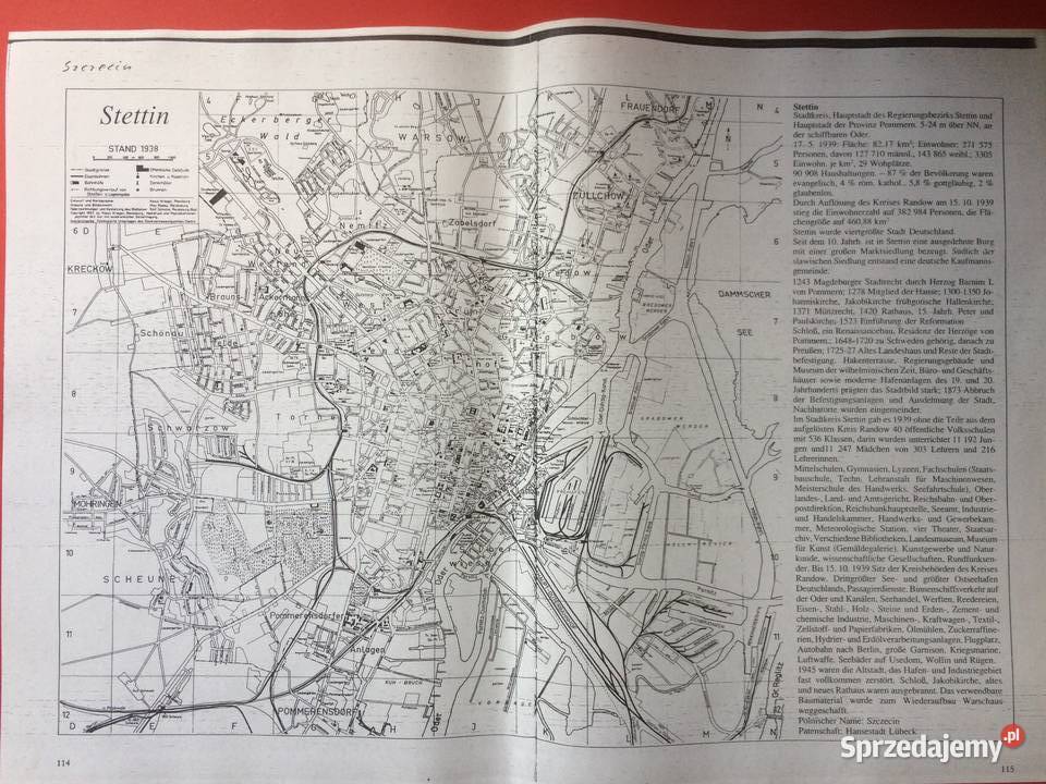 444 Niemiecki Plan Szczecina Szczecin