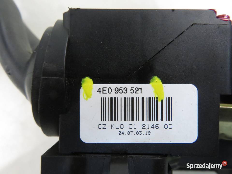 PRZEŁĄCZNIK ZESPOLONY AUDI A4 B6 8E0953549N osobowe Panele sterowania, przełączniki małopolskie