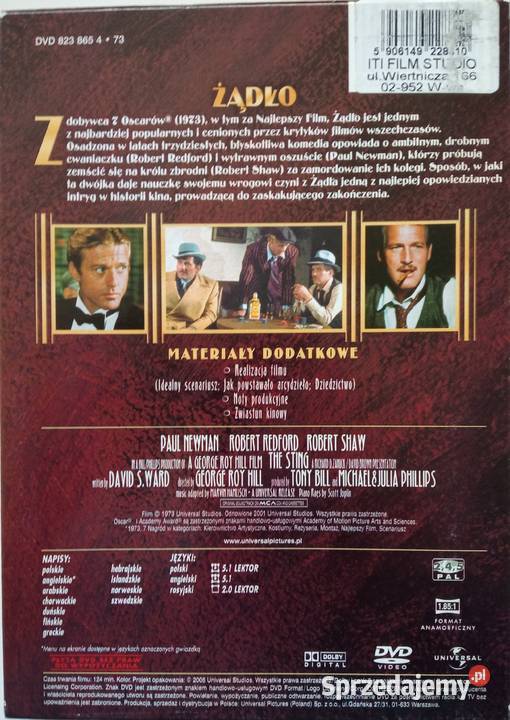 Żądło DVD Robert Redford Paul Newman sprzedam
