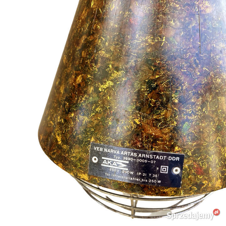 Industrialna lampa wisząca grzewcza Narva