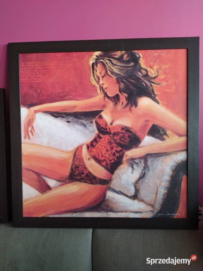 Obraz 78x78 reprodukcja kobieta akt Kraków