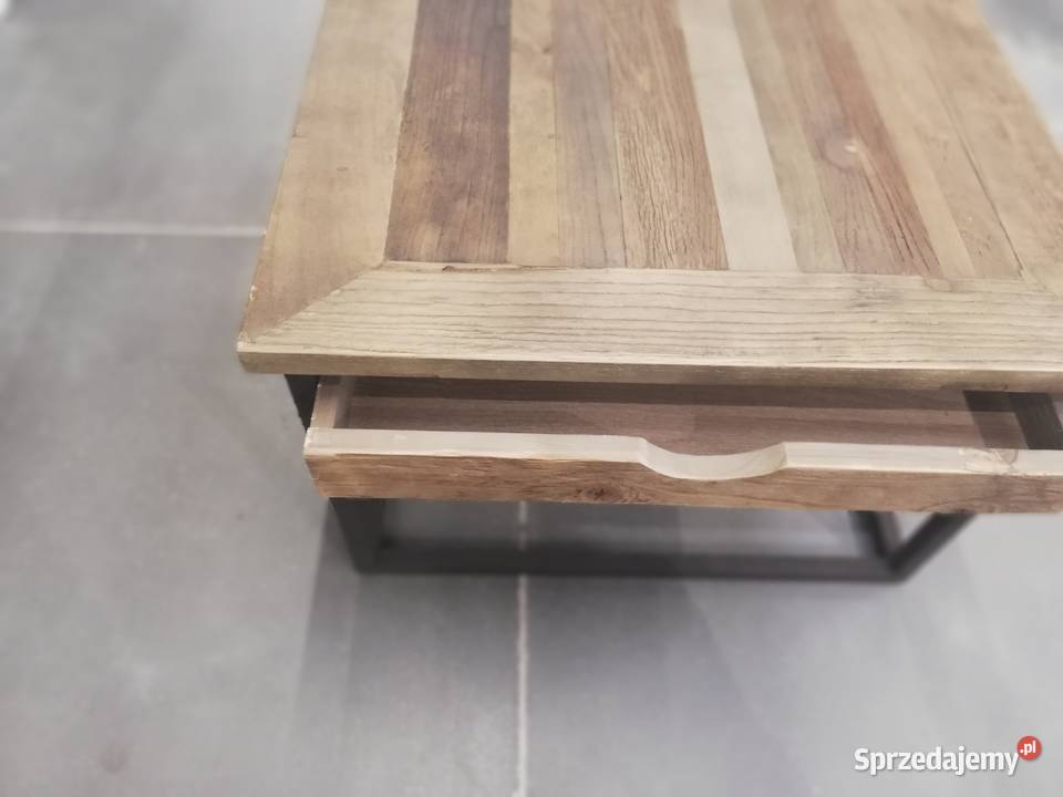 Rivira Maison Stół kawowy drewno wiązowe 60x 39 Tarnów sprzedam