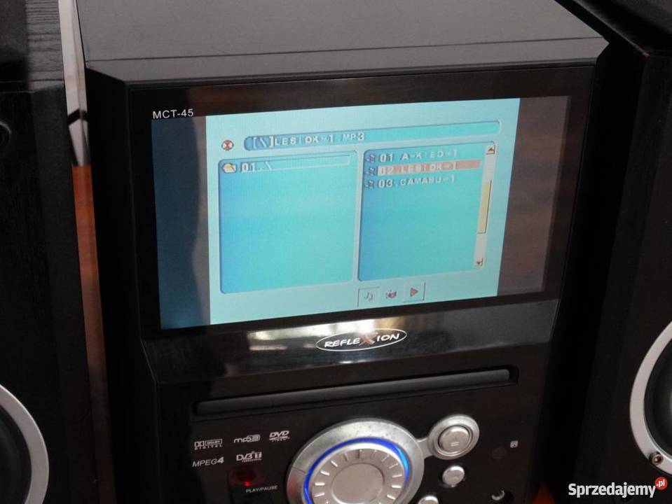 Wieża RefleXion Radio DVD TV ekran 7 USB WYSYŁKA podkarpackie Jasło sprzedam